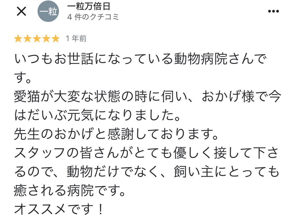 Googleの口コミ 05